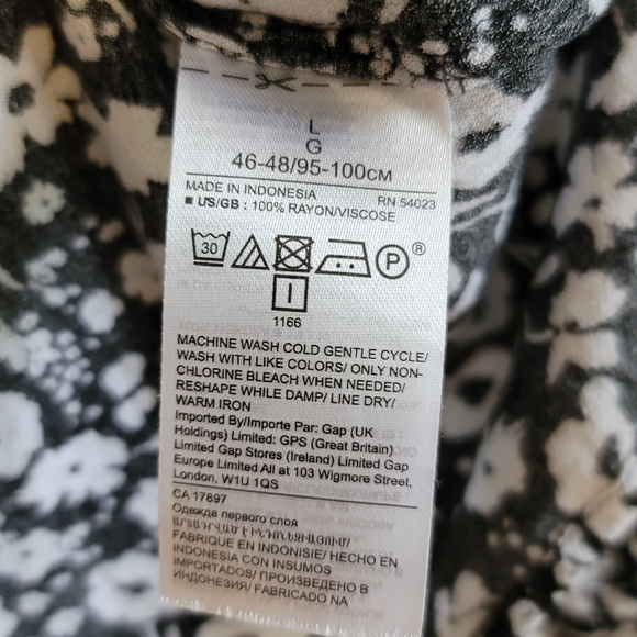 Pretty black and white blouse - Picture 4 of 6